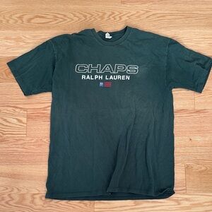 Chaps Dark Green Short Sleeve Tee